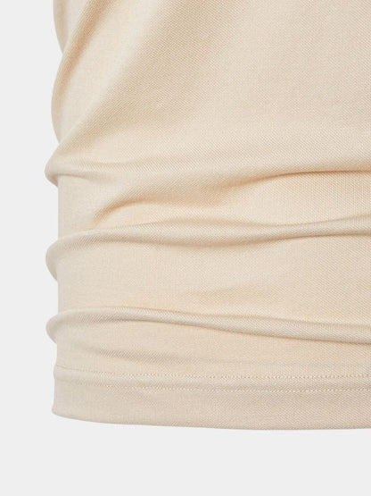 Achim | Klassisches cremefarbenes Poloshirt