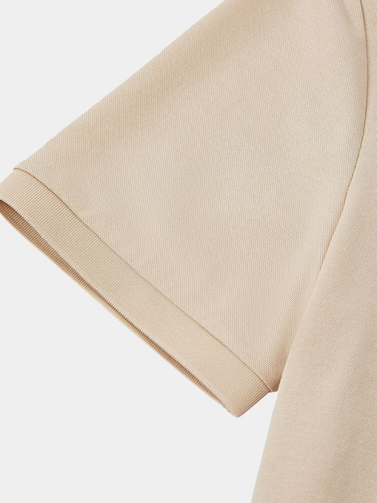 Achim | Klassisches cremefarbenes Poloshirt