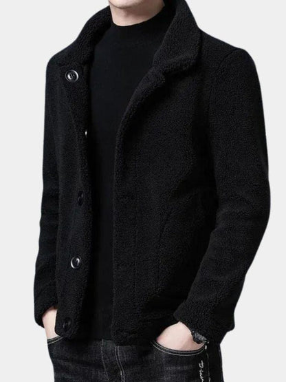 Benjamin | Camelfarbene Jacke mit Knopfleiste