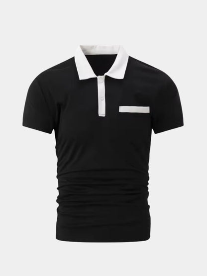 Björn | Poloshirt mit Kontrastkragen