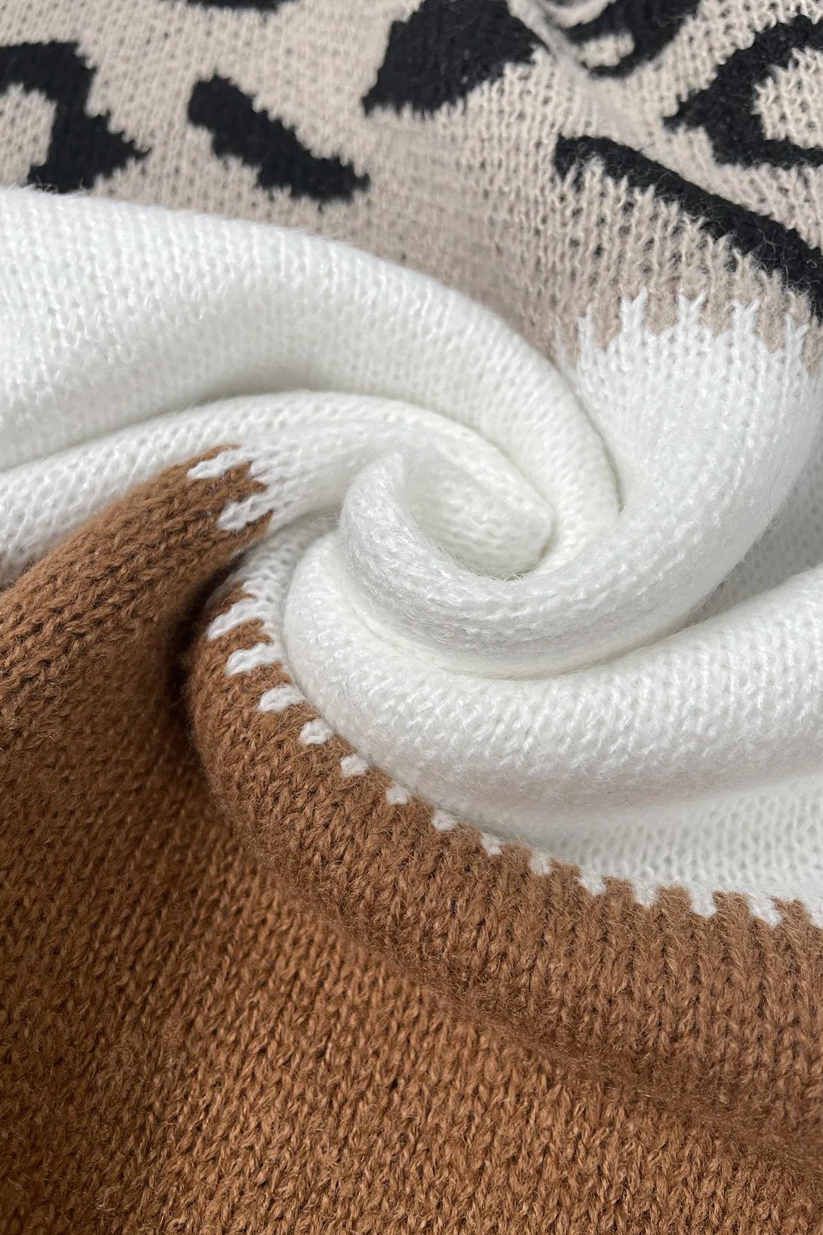 Bernadette | Monochromer Colorblock-Pullover