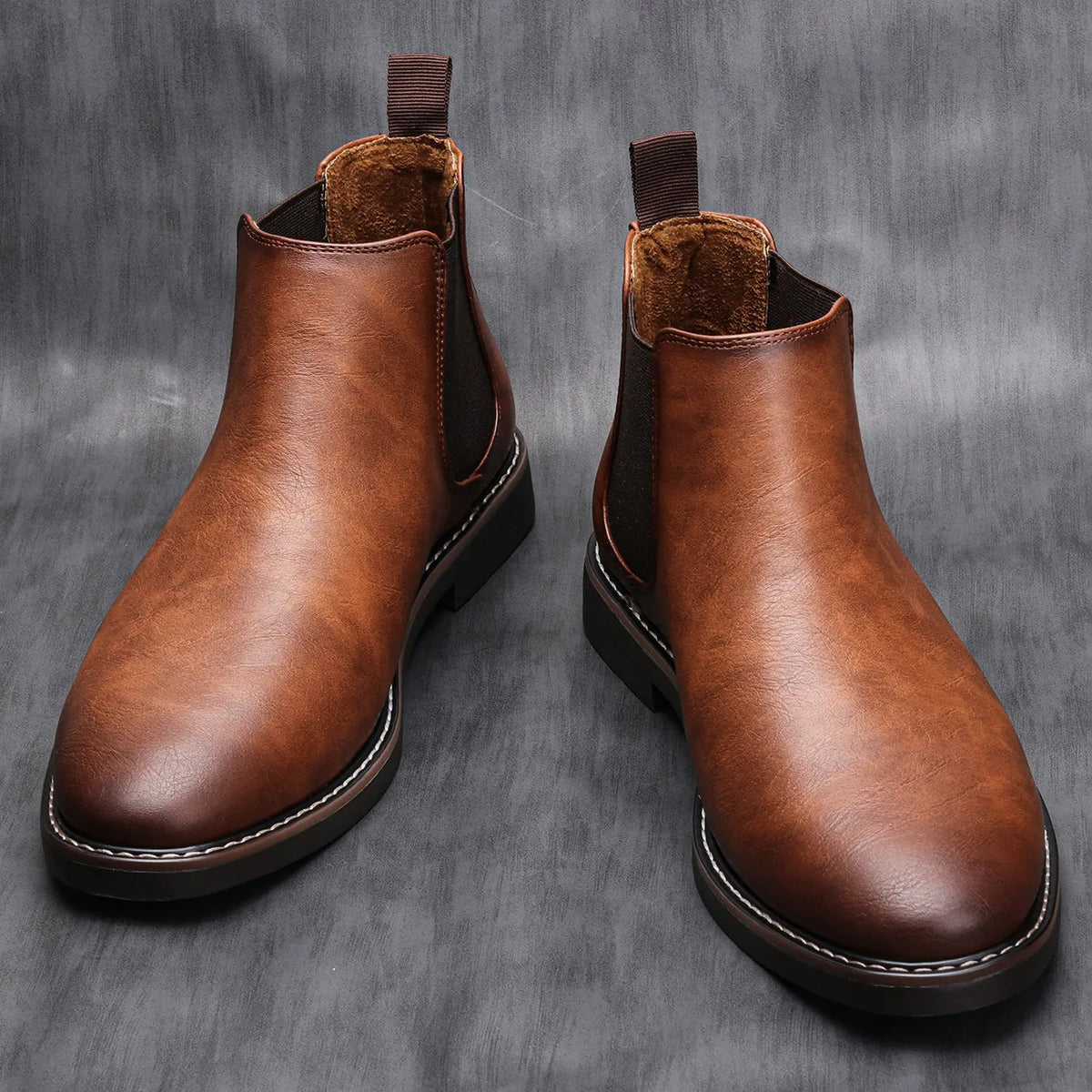 Burkhard | Klassische braune Chelsea-Boots