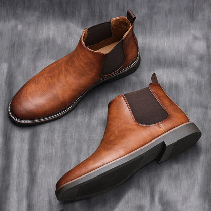 Burkhard | Klassische braune Chelsea-Boots