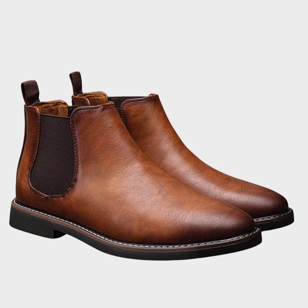 Burkhard | Klassische braune Chelsea-Boots