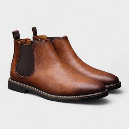 Burkhard | Klassische braune Chelsea-Boots