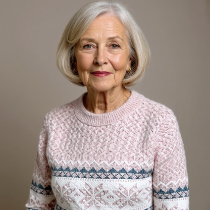 Christel | Norwegerpullover in Puderblau
