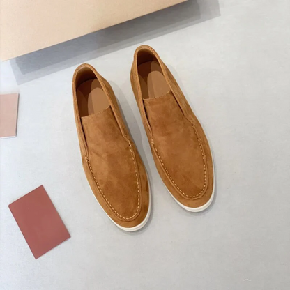 Jens | Freizeit-Loafer in Veloursoptik
