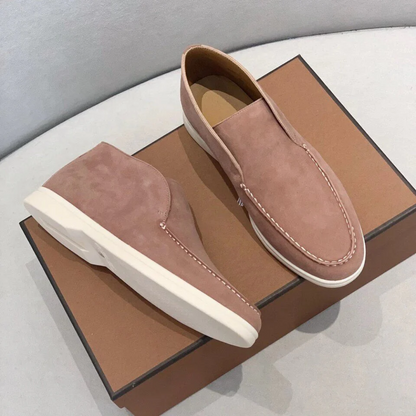 Jens | Freizeit-Loafer in Veloursoptik