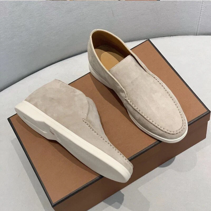 Jens | Freizeit-Loafer in Veloursoptik