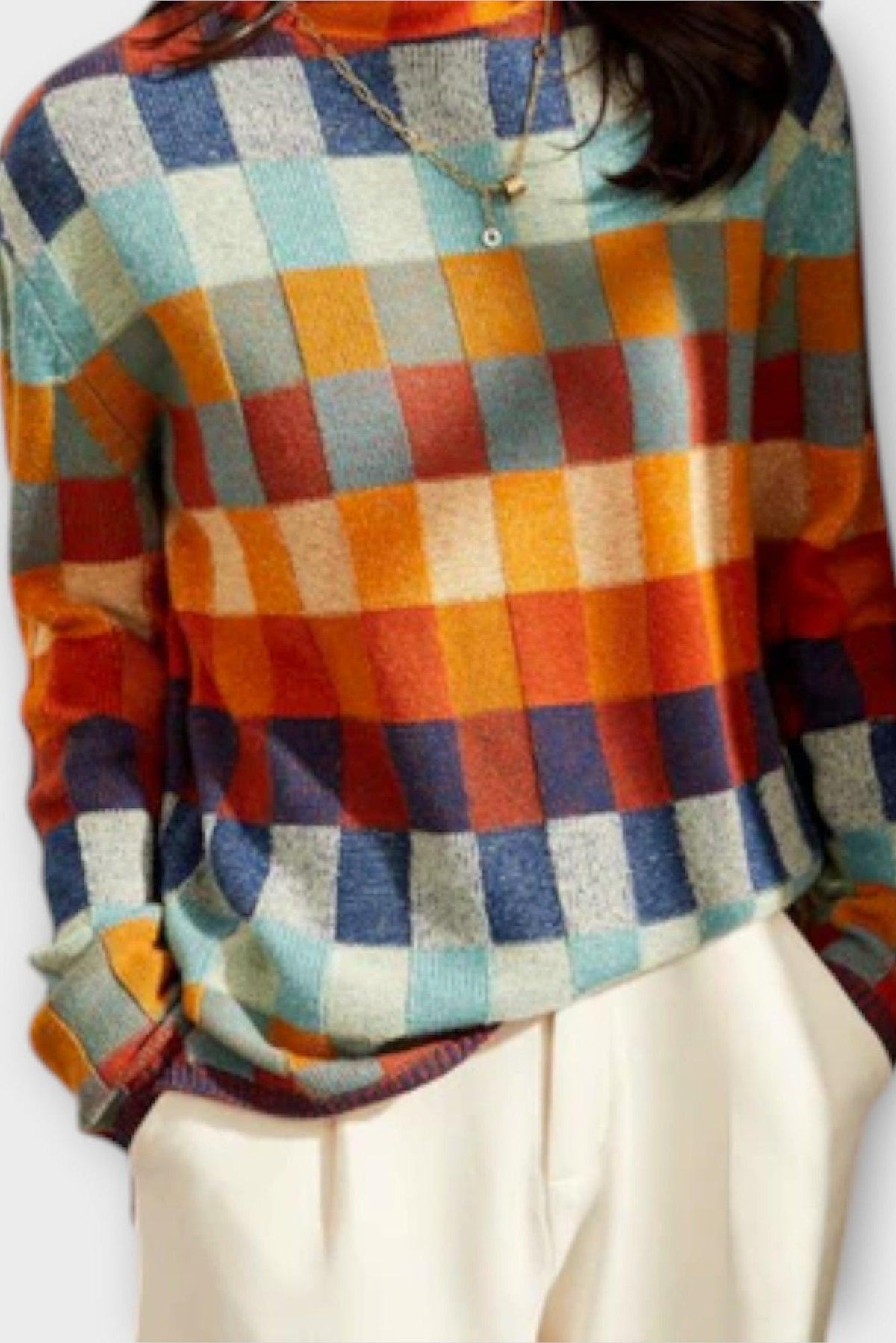 Cecily | Bunter Patchwork-Pullover