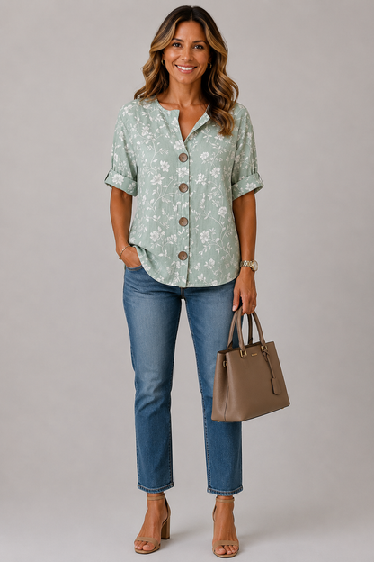 Traudel | Bluse mit Blümchenmuster