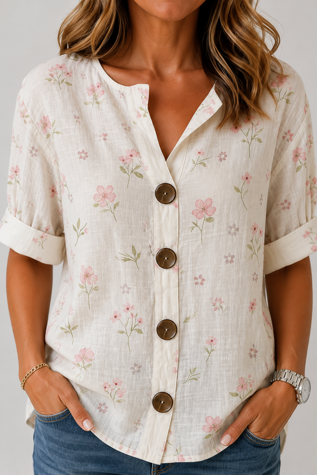 Traudel | Bluse mit Blümchenmuster