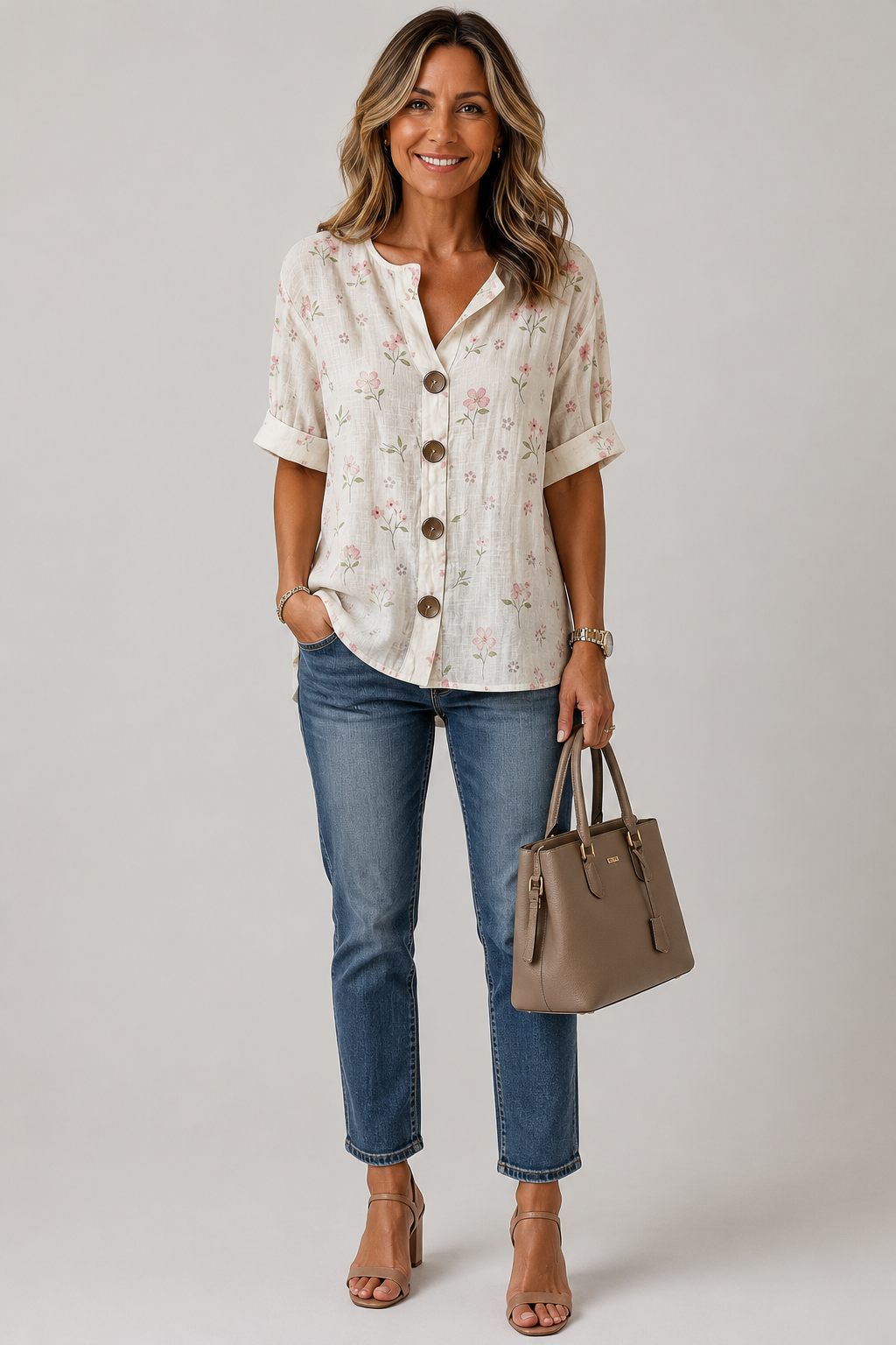 Traudel | Bluse mit Blümchenmuster