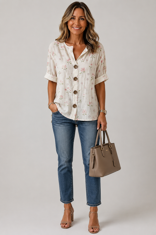 Traudel | Bluse mit Blümchenmuster