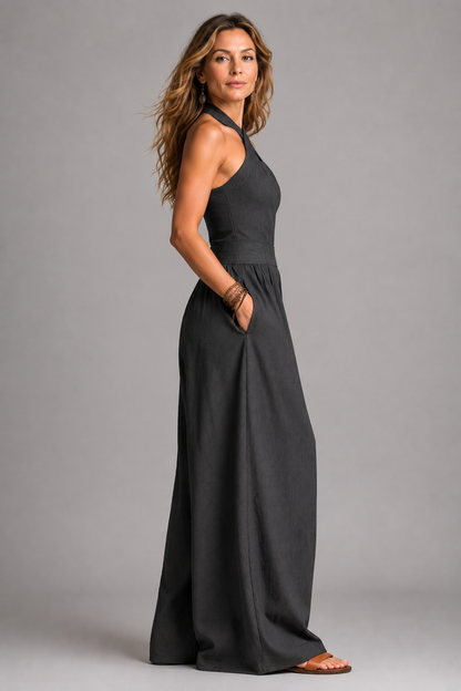 Frieda | Jumpsuit mit Neckholder