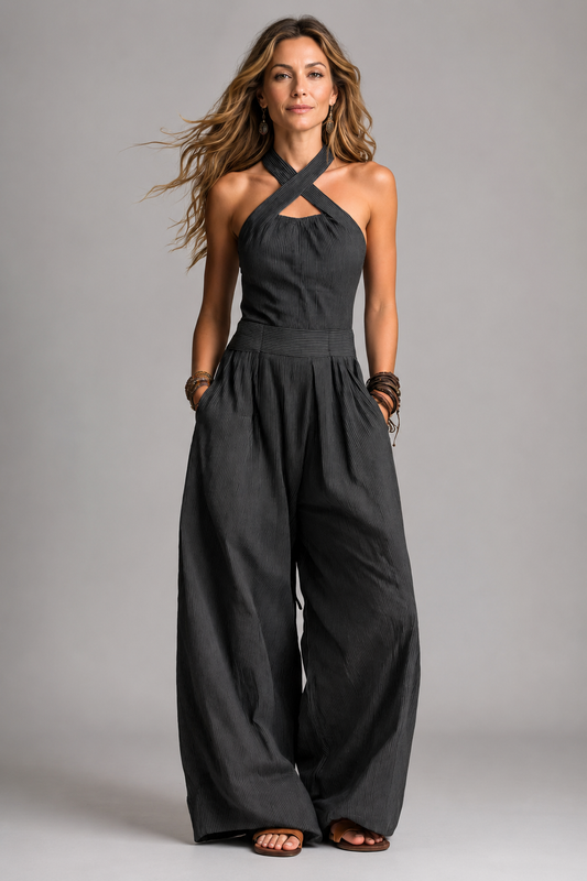 Frieda | Jumpsuit mit Neckholder