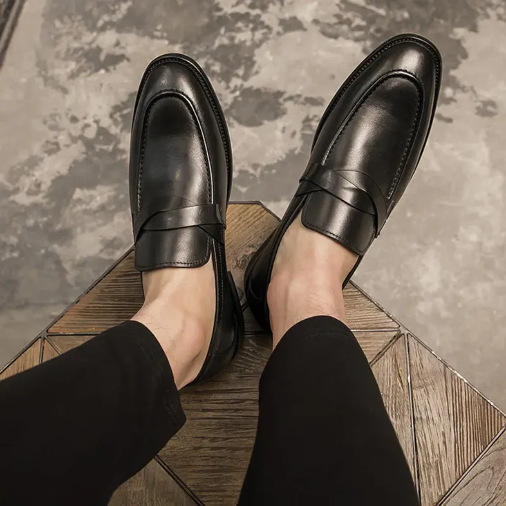 Ulrich | Elegante Penny-Loafer in Lederoptik