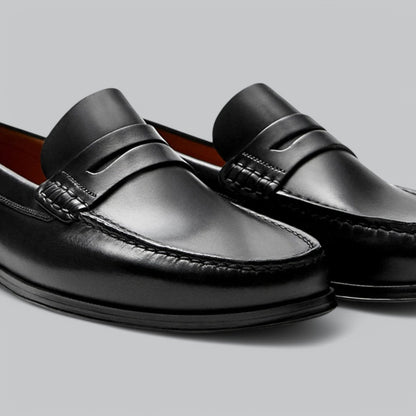 Thomas | Penny-Loafer in Lederoptik