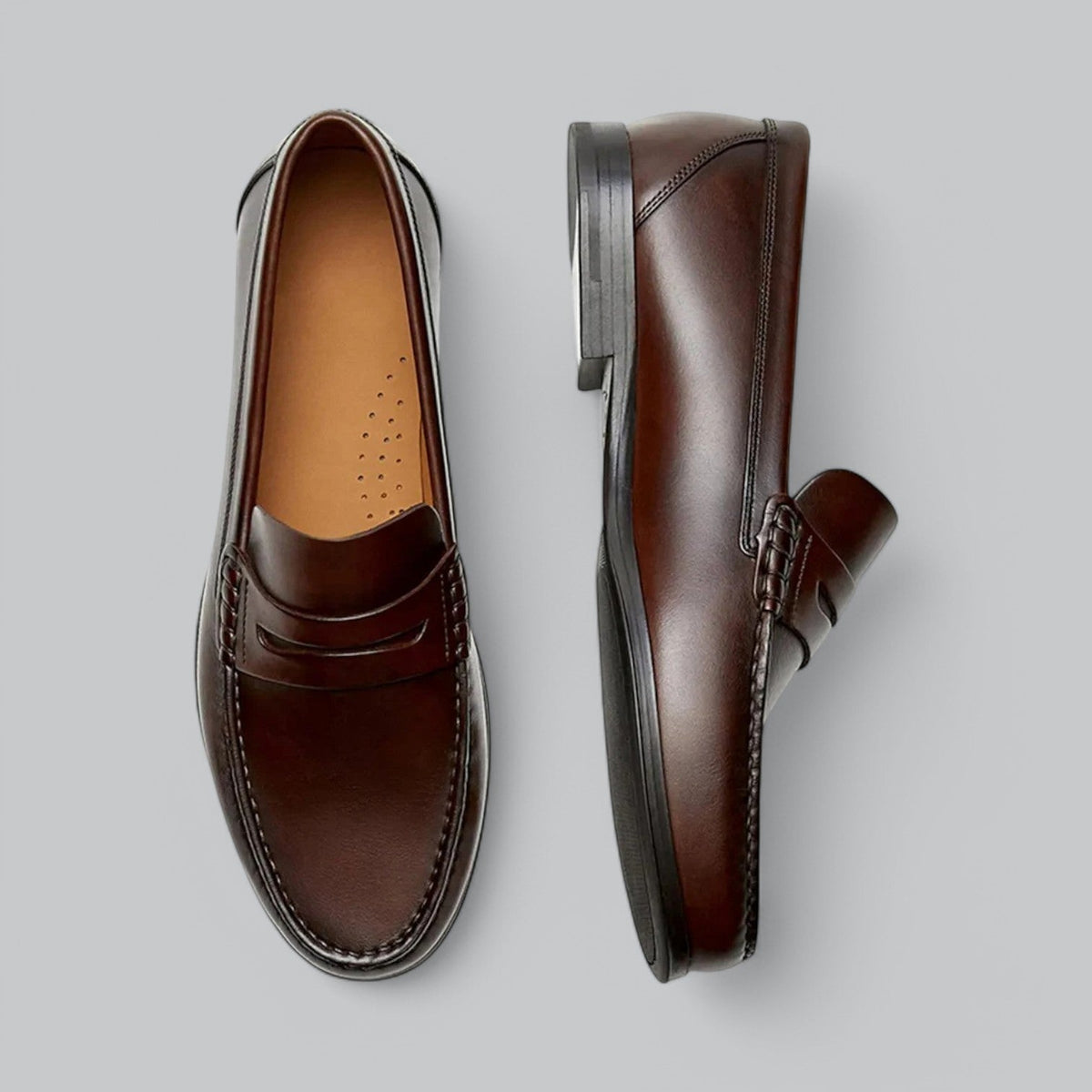 Thomas | Penny-Loafer in Lederoptik