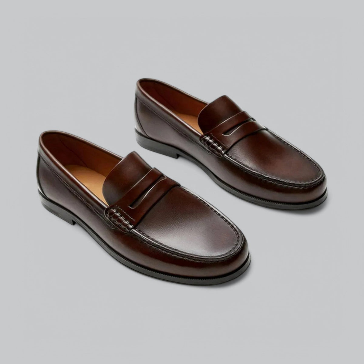 Thomas | Penny-Loafer in Lederoptik