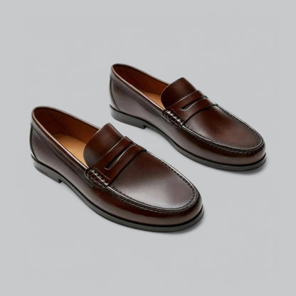 Thomas | Penny-Loafer in Lederoptik