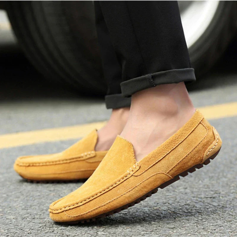 Alwin | Elegante Loafer in Veloursoptik