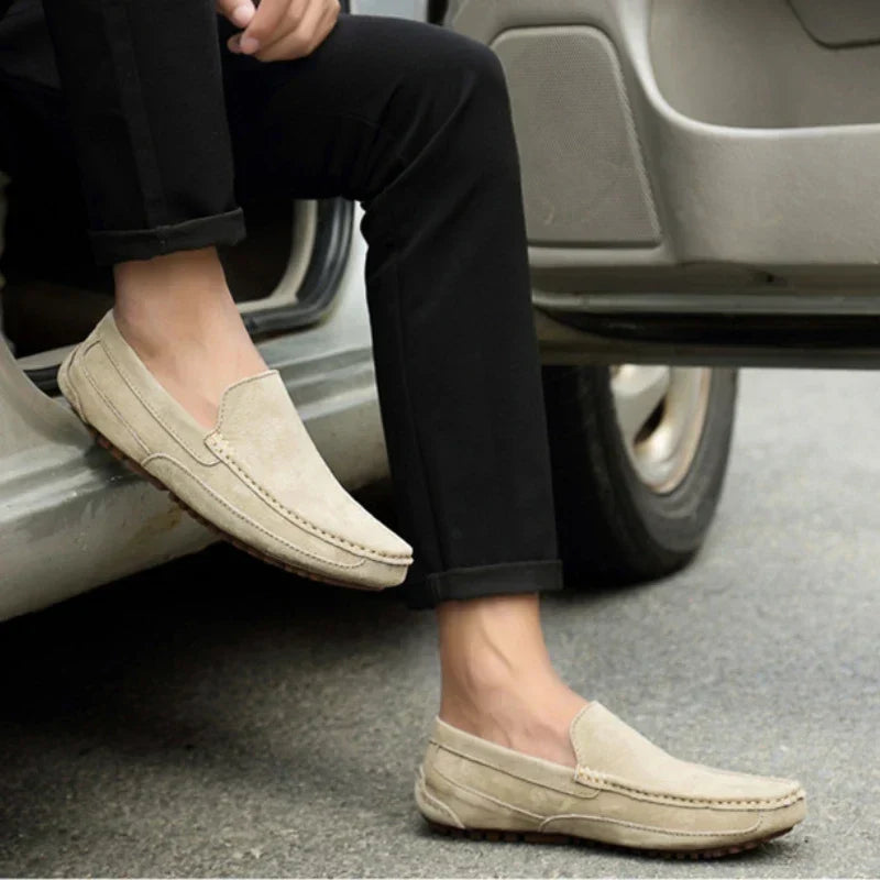Alwin | Elegante Loafer in Veloursoptik