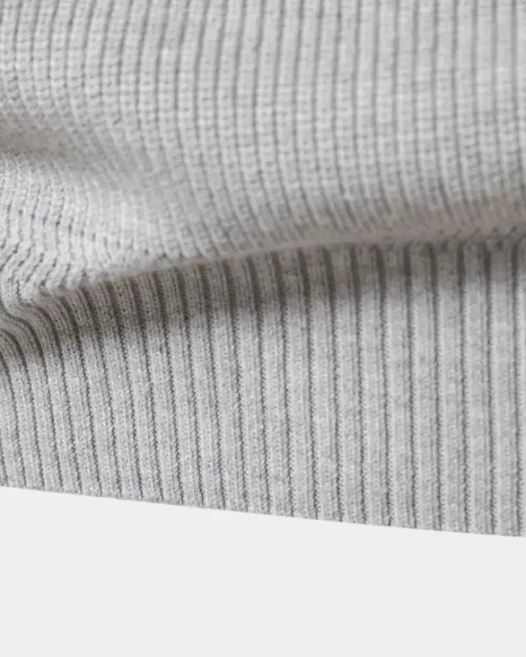 Claus | Hellgrauer Troyer-Pullover