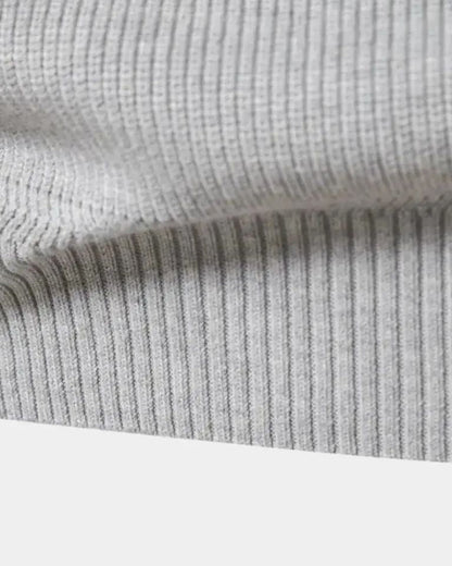 Claus | Hellgrauer Troyer-Pullover