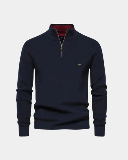 Claus | Hellgrauer Troyer-Pullover