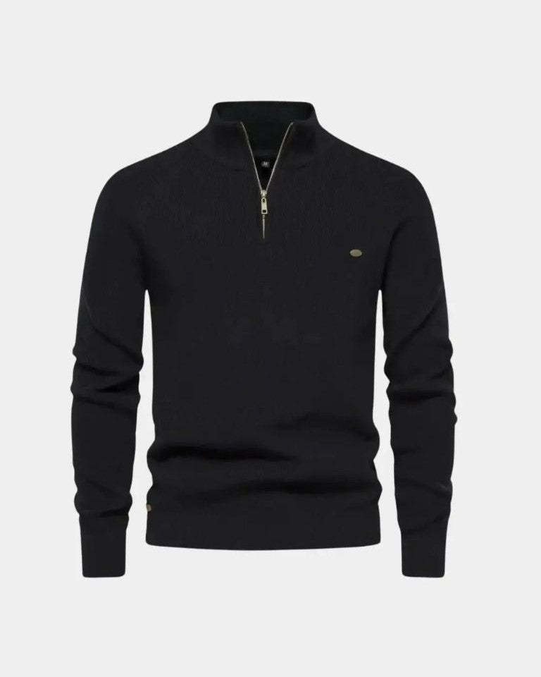 Claus | Hellgrauer Troyer-Pullover