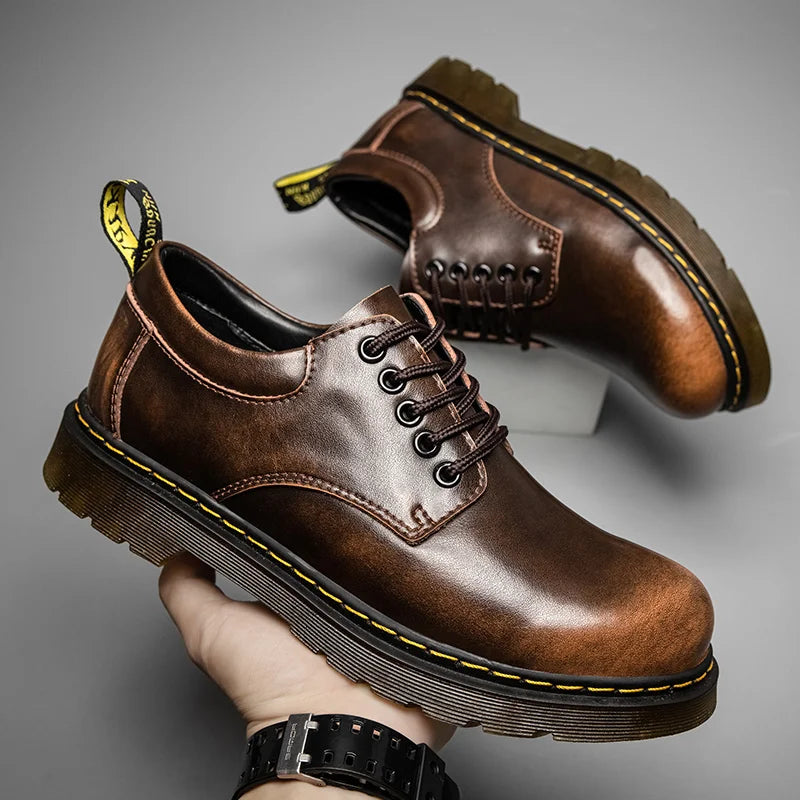 Clemens | Braune Derby-Schuhe