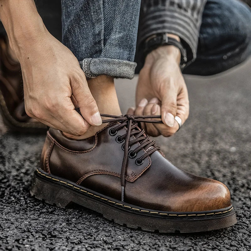 Clemens | Braune Derby-Schuhe