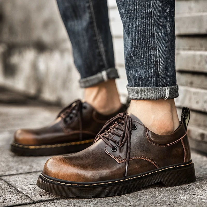 Clemens | Braune Derby-Schuhe