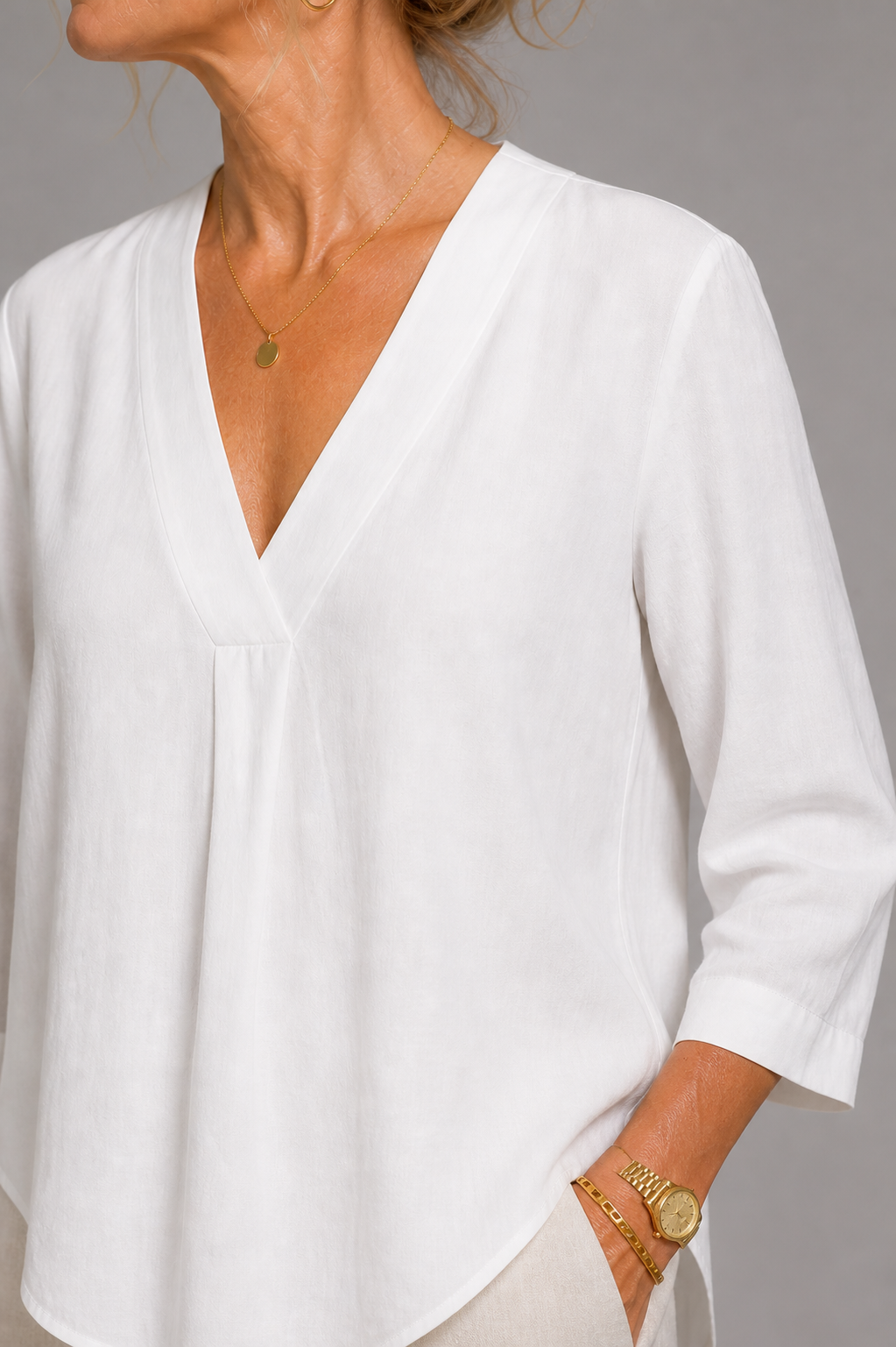 Friederike | Bluse in Weiß