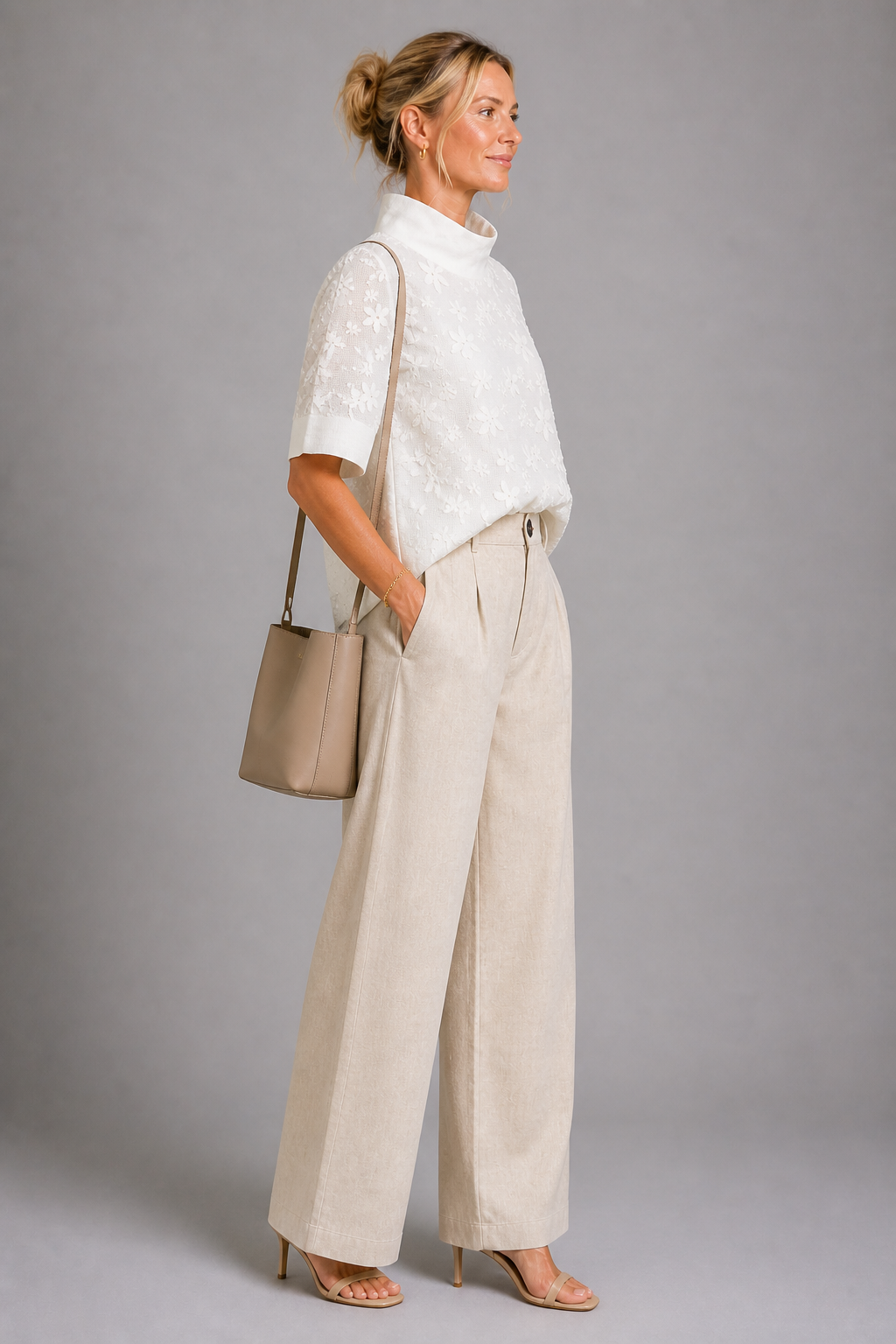 Wilhelmine | Top mit Stickerei