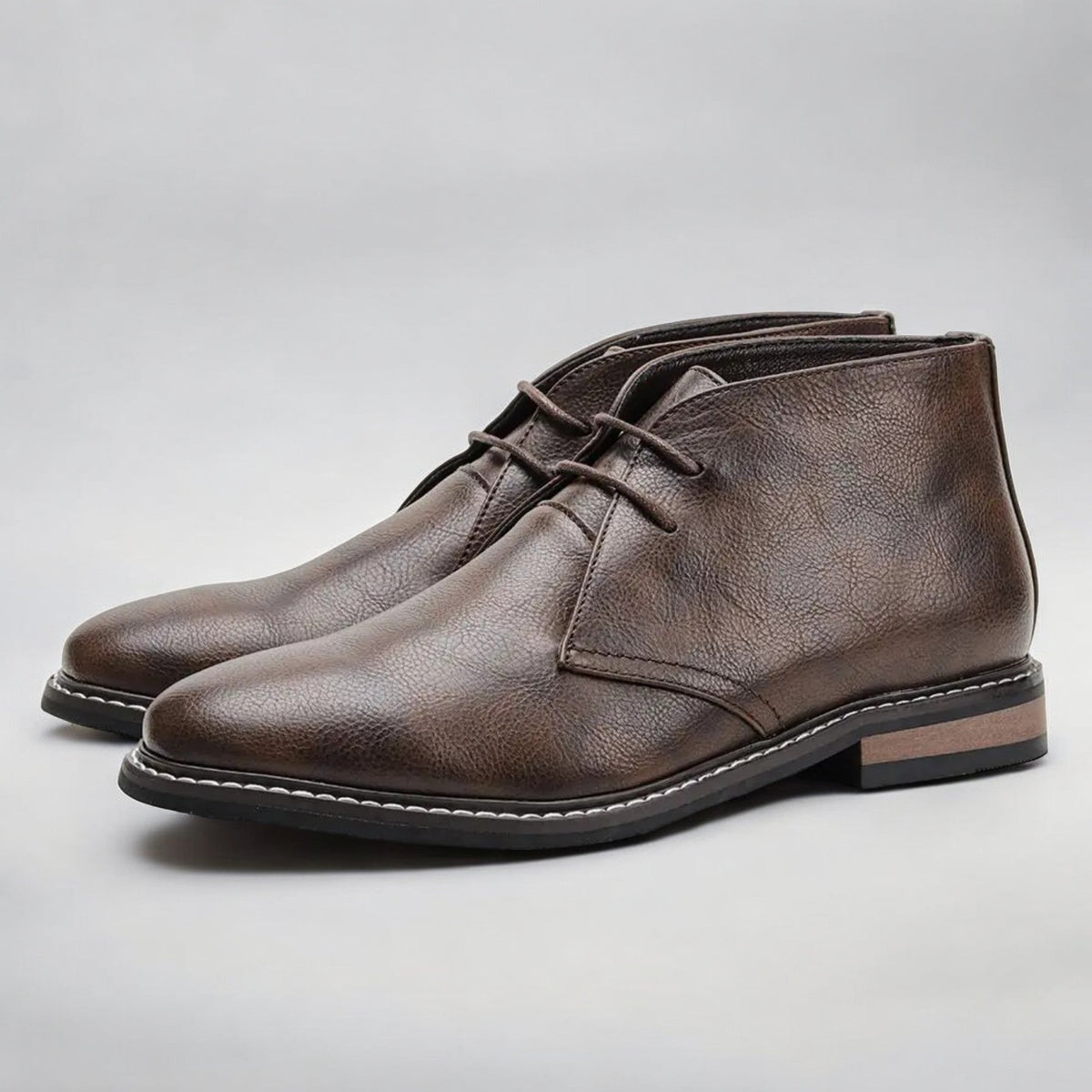 Egon | Hellbraune Chukka-Boots
