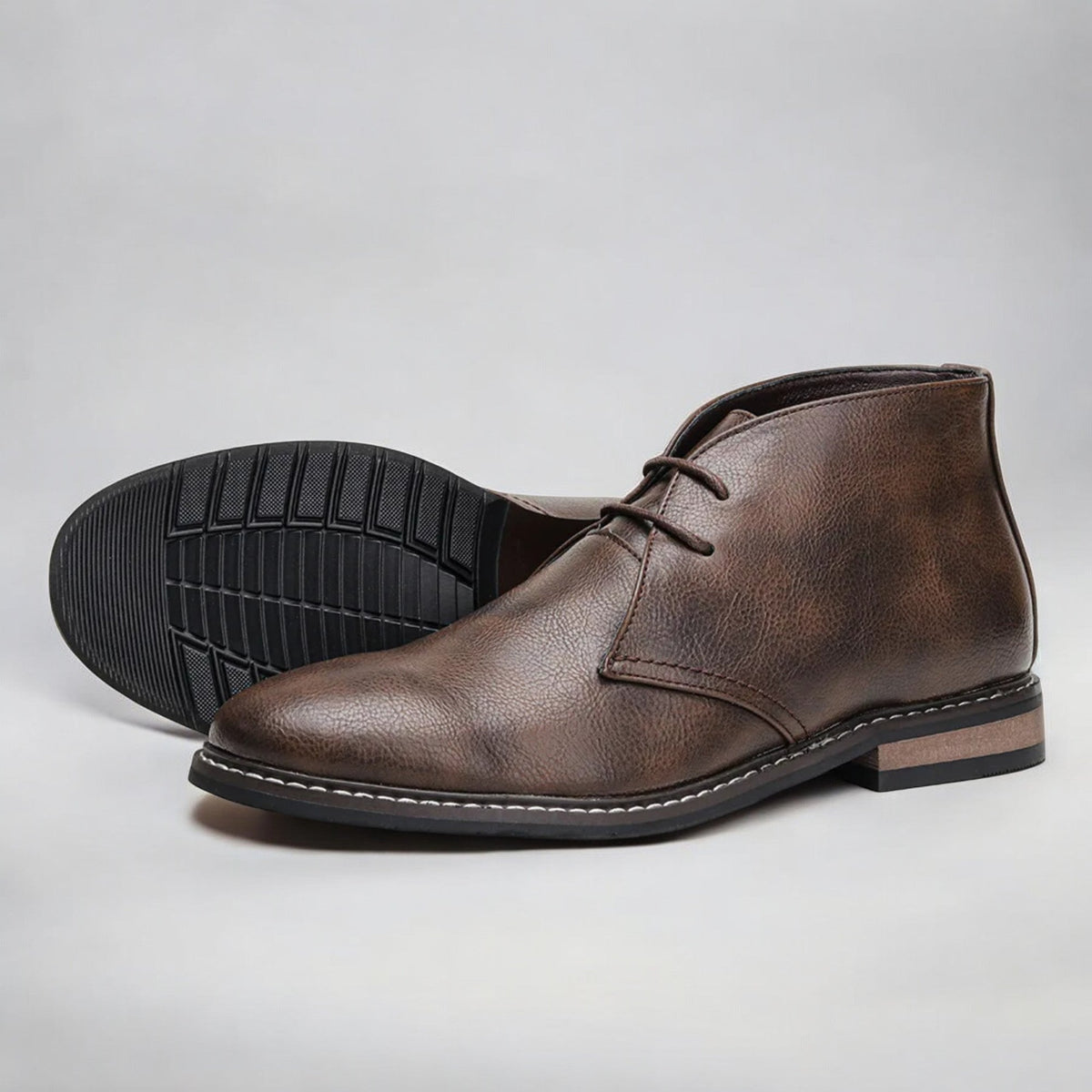 Egon | Hellbraune Chukka-Boots