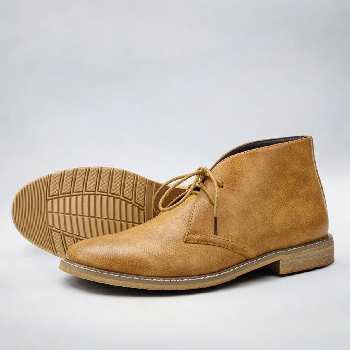 Egon | Hellbraune Chukka-Boots
