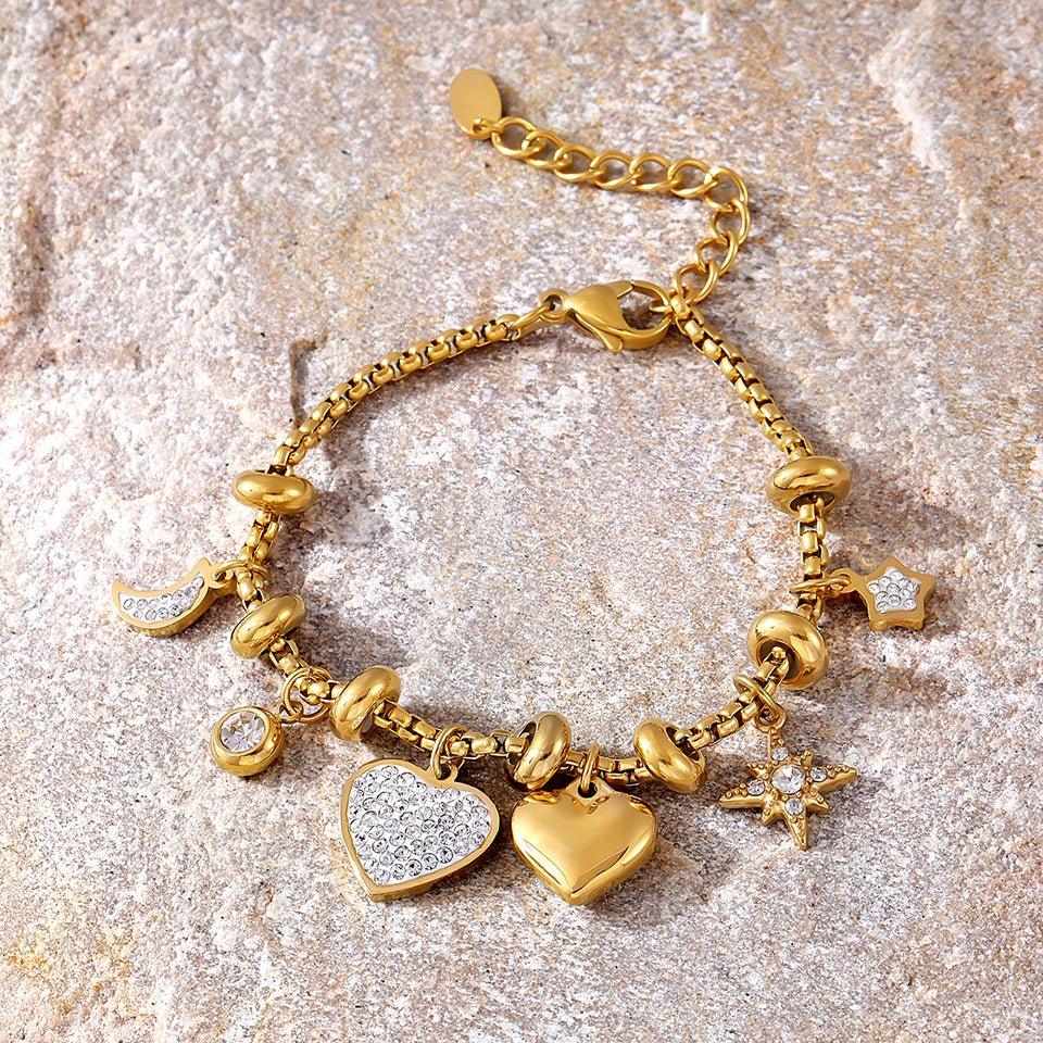 Corinna | Armband mit Anhängern