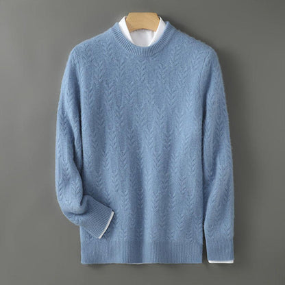 Annika-Luise | Pullover in Kaschmir-Optik mit Zopfmuster
