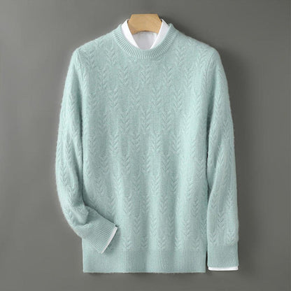 Annika-Luise | Pullover in Kaschmir-Optik mit Zopfmuster