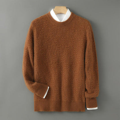 Annika-Luise | Pullover in Kaschmir-Optik mit Zopfmuster