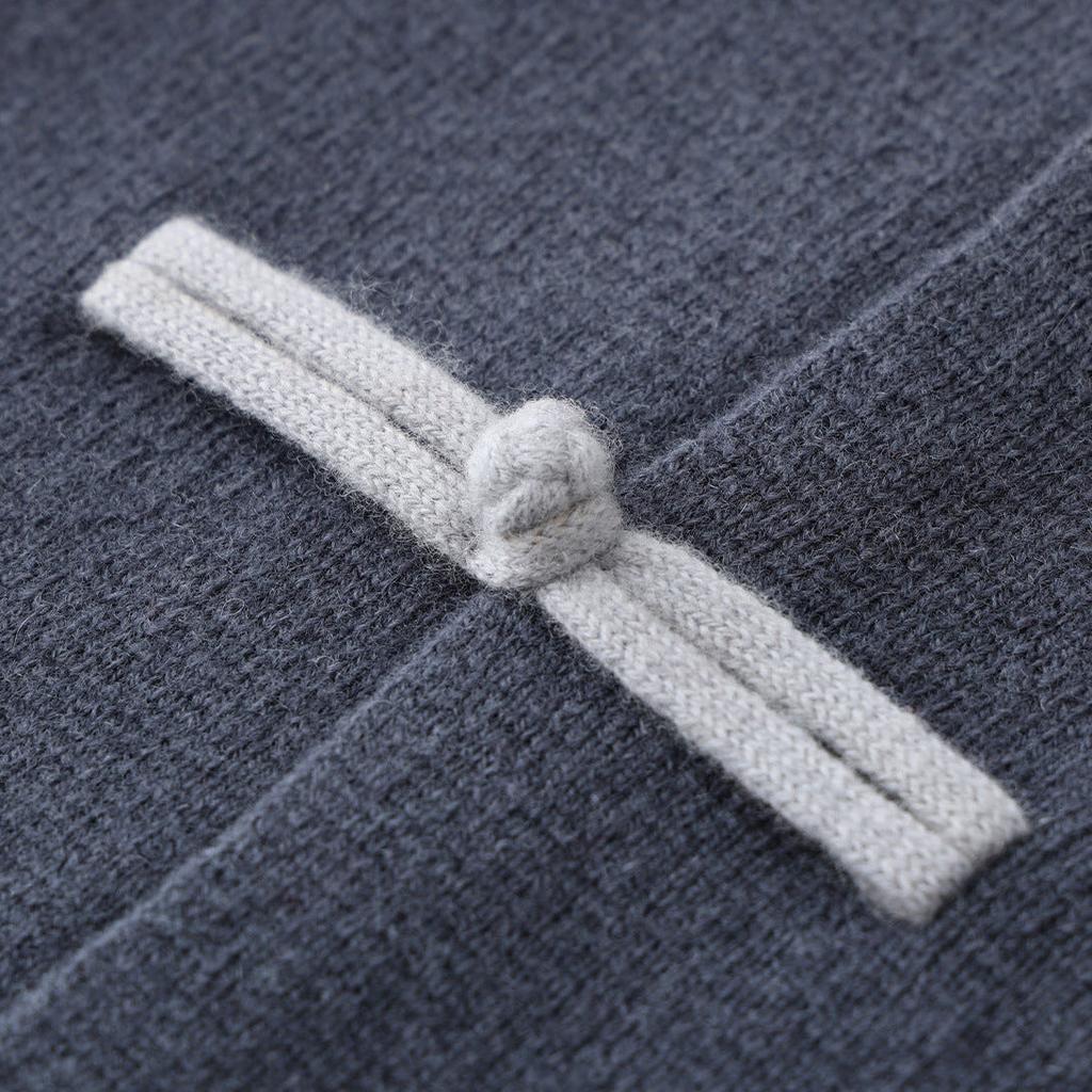 Gesa-Luise | Cardigan in Kaschmir-Optik mit Stehkragen