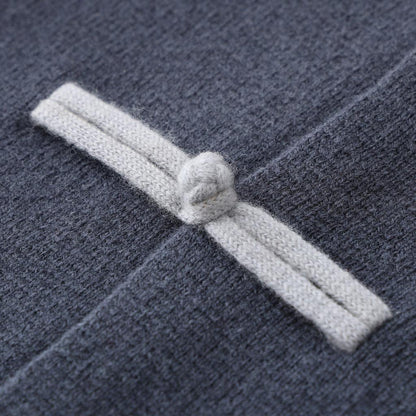 Gesa-Luise | Cardigan in Kaschmir-Optik mit Stehkragen