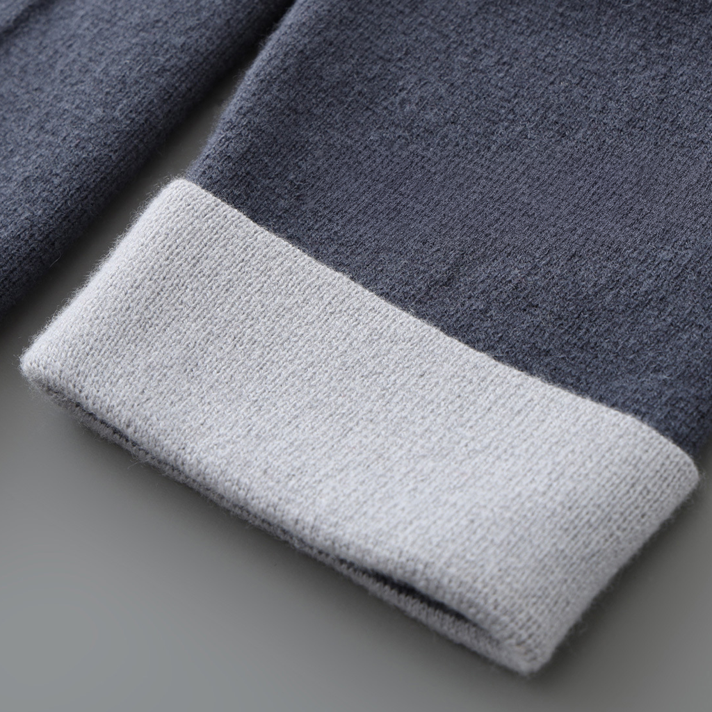 Gesa-Luise | Cardigan in Kaschmir-Optik mit Stehkragen