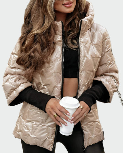 Dilys | Gesteppte Kapuzenjacke
