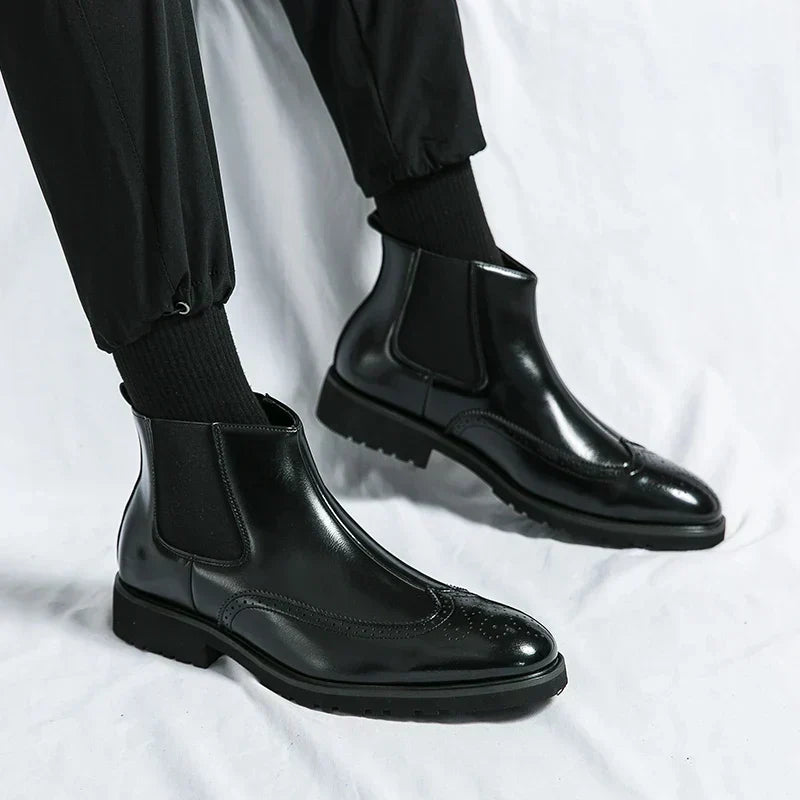 Eckhard | Schwarze Chelsea-Boots