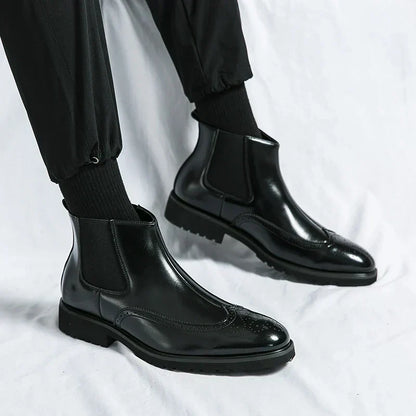 Eckhard | Schwarze Chelsea-Boots