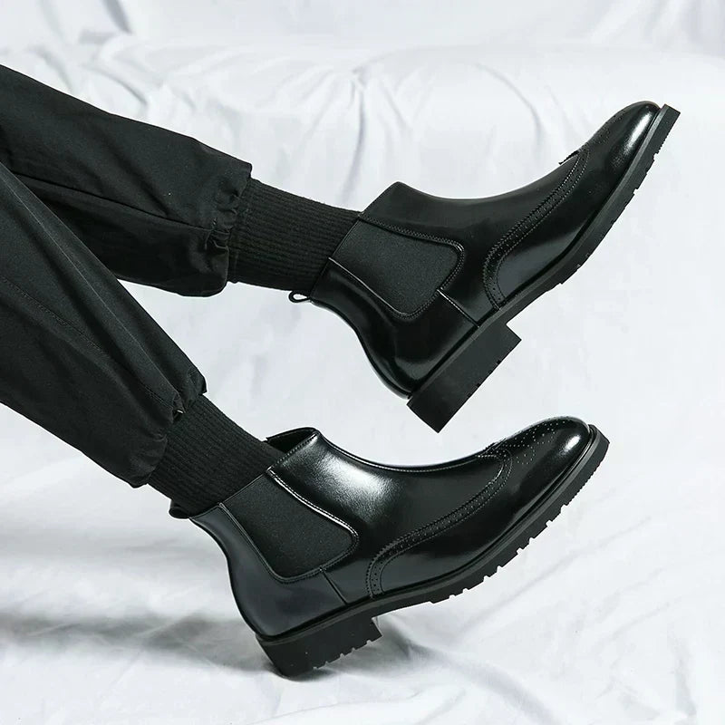 Eckhard | Schwarze Chelsea-Boots